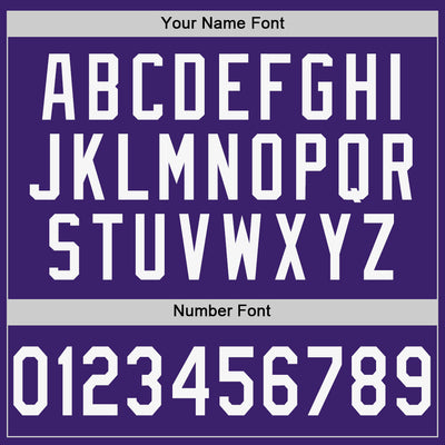 Custom Purple White-Gold Authentic Baseball Jersey