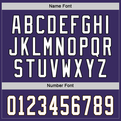 Custom Purple White-Black Hockey Jersey