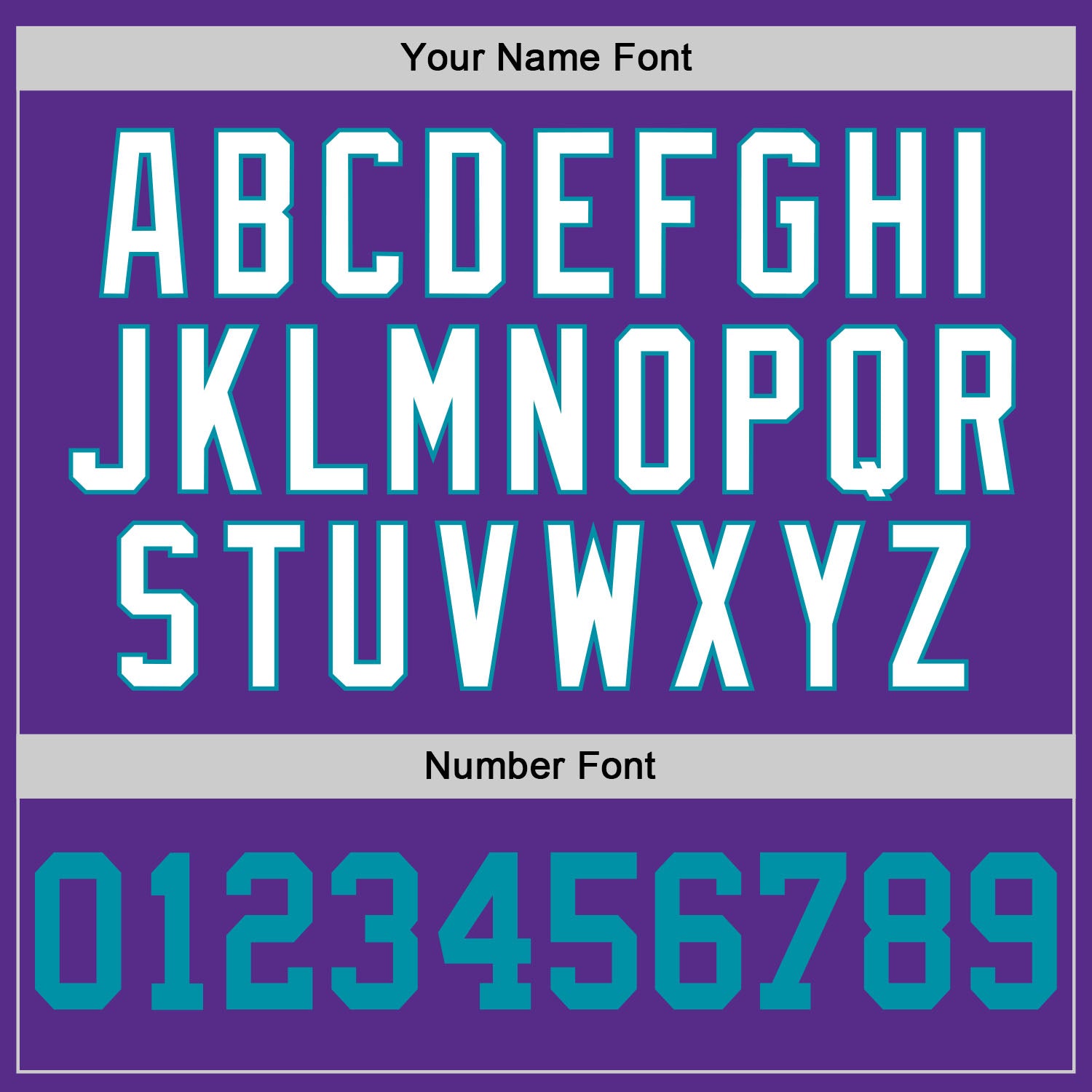 Custom Purple Teal-White Performance T-Shirt