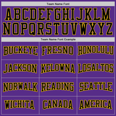 Custom Stitched Purple Black Pinstripe Black-Gold Sports Pullover Sweatshirt Hoodie