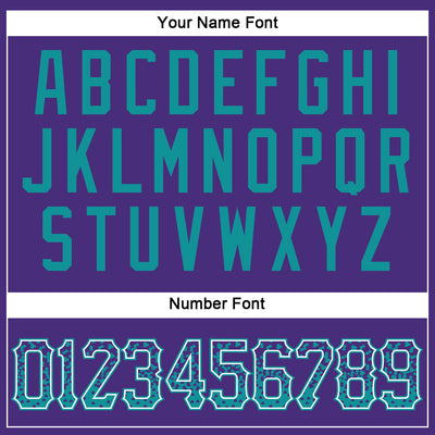 Custom Purple Teal-White Authentic Drift Fashion Baseball Jersey