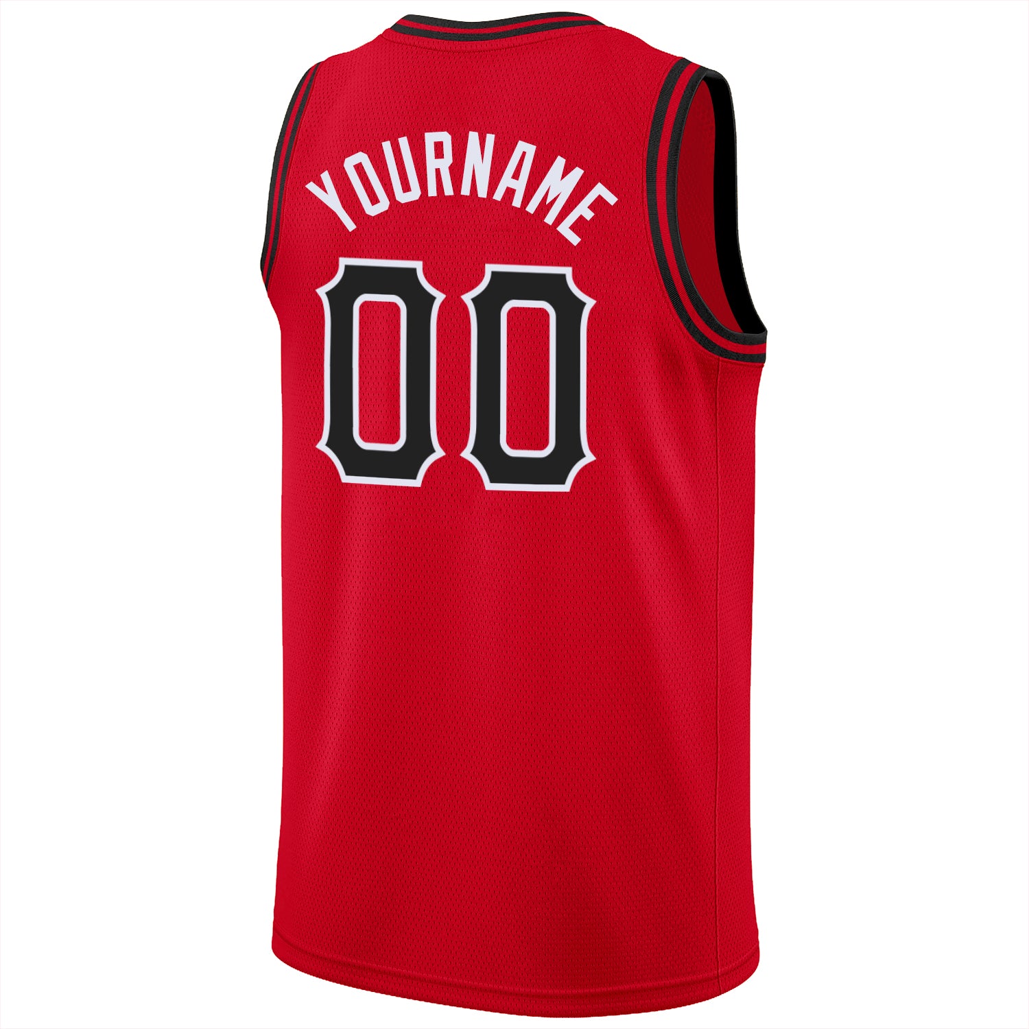 black red and white nba jersey