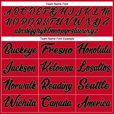 Custom Red Black-Old Gold Authentic Throwback Basketball Jersey