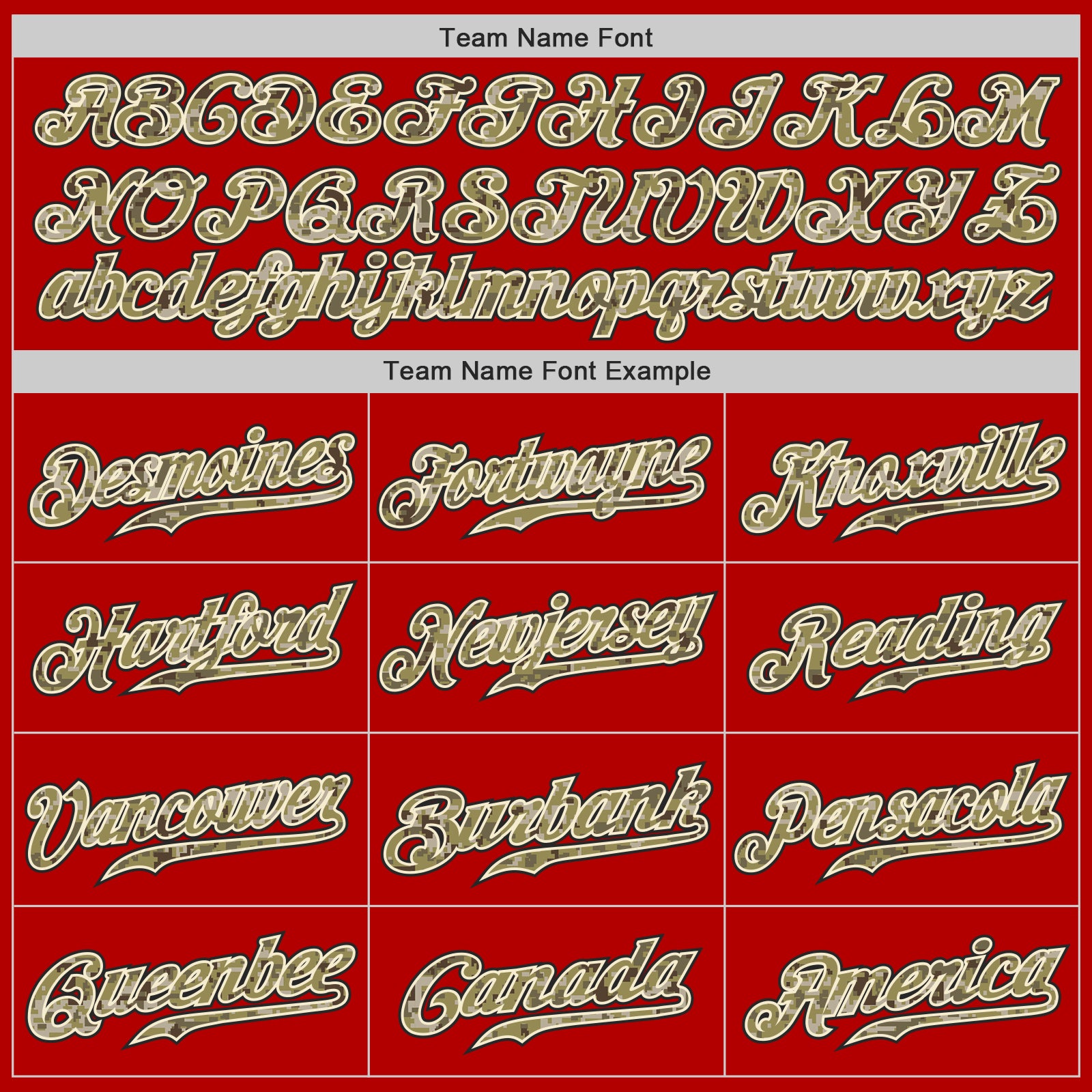 Custom Red Camo-Black Authentic Baseball Jersey