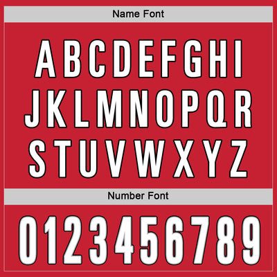 Custom Red White-Black Hockey Jersey