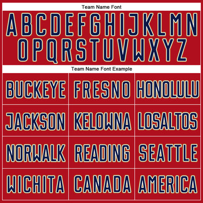 Custom Red Navy-Old Gold Authentic Baseball Jersey