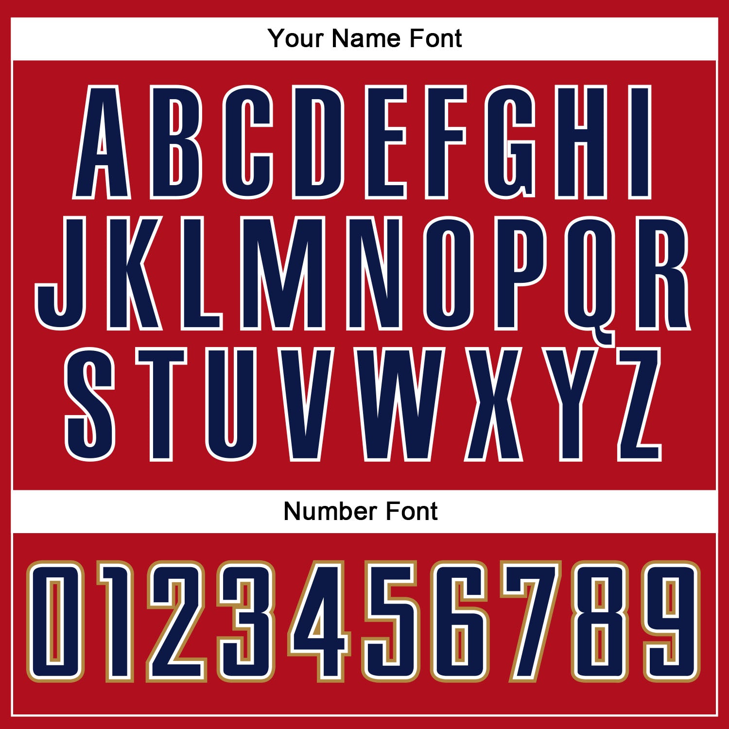 Custom Red Navy-Old Gold Authentic Baseball Jersey