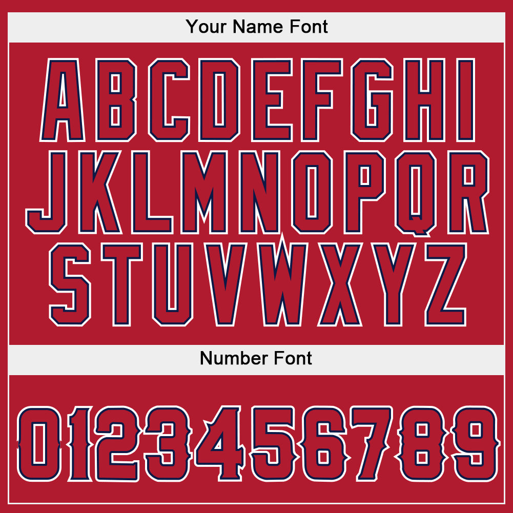 Custom Stitched Red Red-Navy Sports Pullover Sweatshirt Hoodie