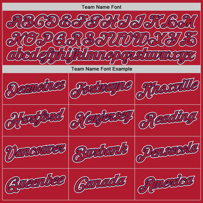 Custom Stitched Red Red-Navy Sports Pullover Sweatshirt Hoodie