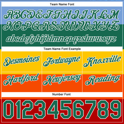 Custom Red Kelly Green-White 3D Pattern Design Rainbow Authentic Basketball Shorts