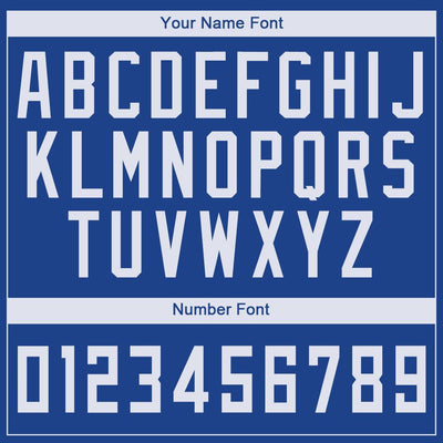 Custom Royal White V-Neck Basketball Jersey