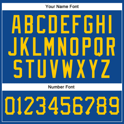 Custom Royal Gold-White Authentic Baseball Jersey