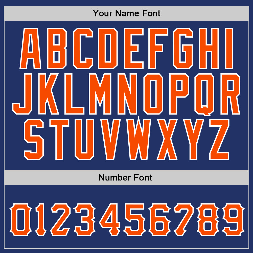 Custom Stitched Royal Orange-White Sports Pullover Sweatshirt Hoodie