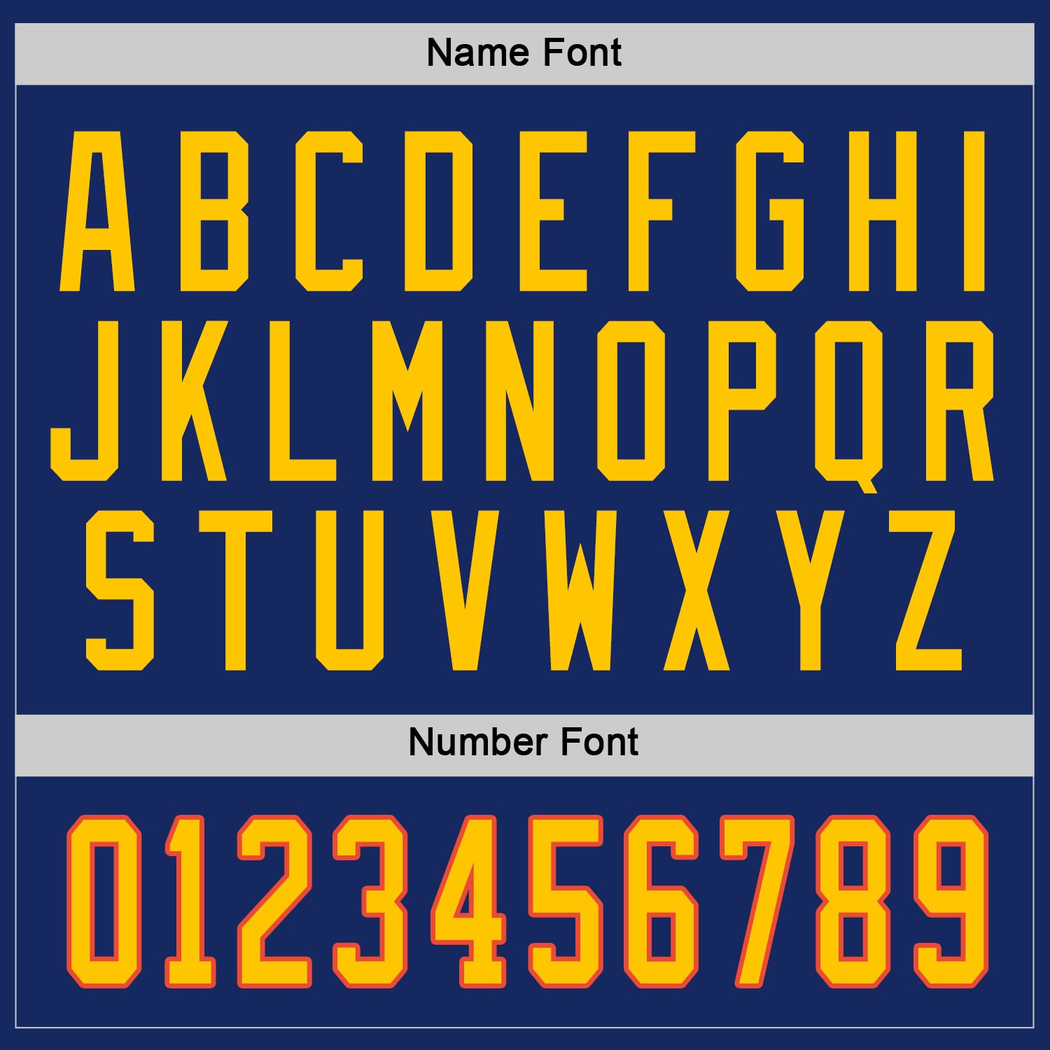 Custom Royal Gold-Orange Hockey Jersey