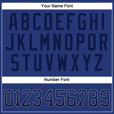 Custom Royal Navy-Gray Authentic Drift Fashion Baseball Jersey