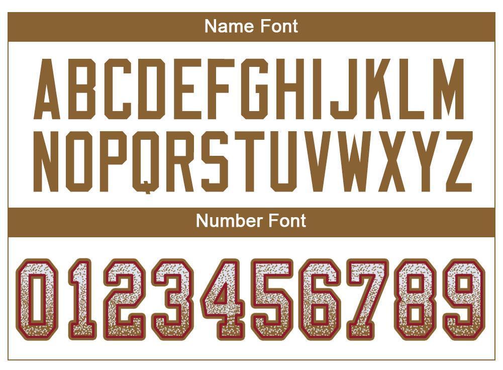 Custom White Old Gold-Red Drift Fashion Football Jersey