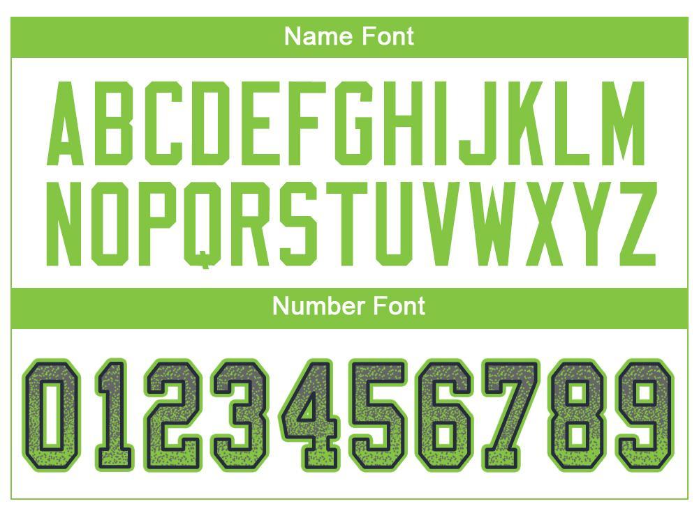 Custom Gray Neon Green-Navy Drift Fashion Football Jersey