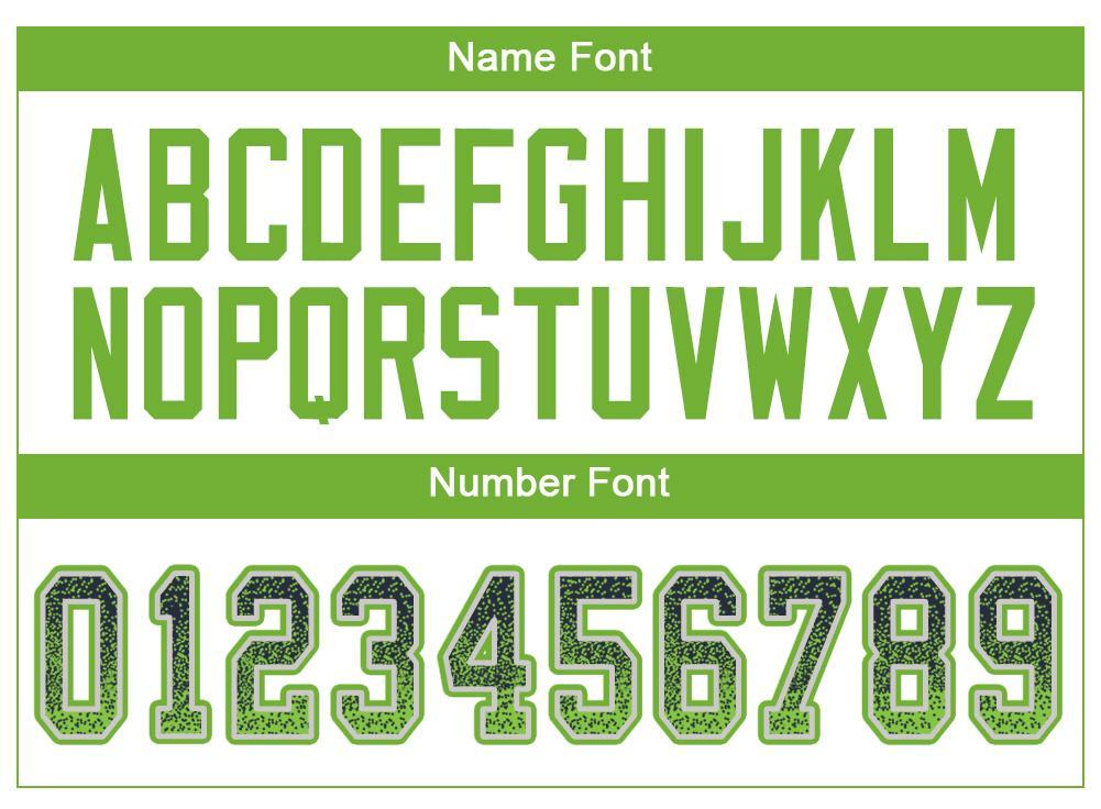 Custom Navy Neon Green-Gray Drift Fashion Football Jersey