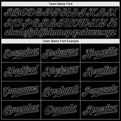 Custom Black Snakeskin Black-Gray 3D Pattern Design Authentic Baseball Jersey