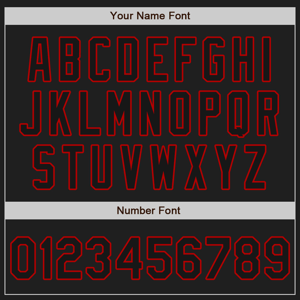 Custom White-Black Red Authentic Split Fashion Baseball Jersey