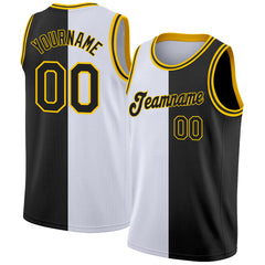 Custom Black Gold Authentic City Edition Basketball Jersey Fast Shipping –  FiitgCustom
