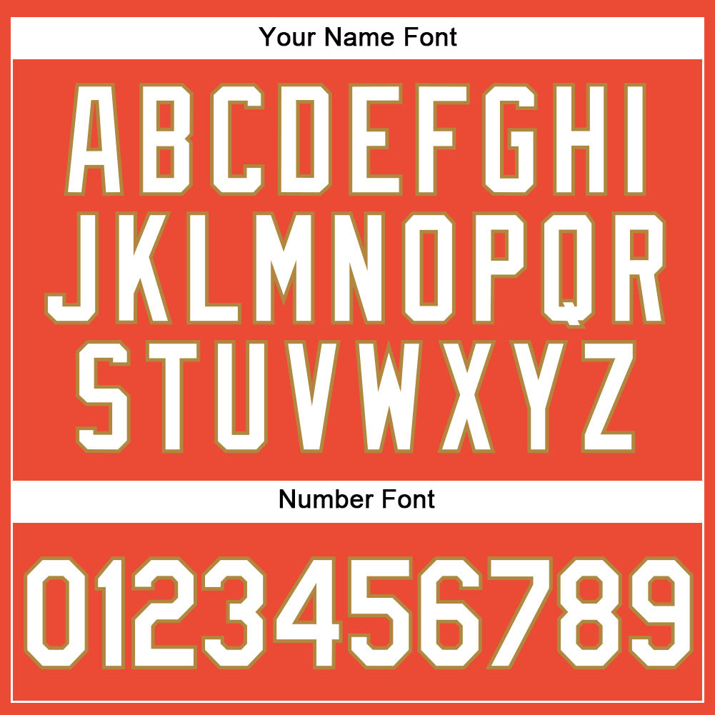 Custom Orange White-Black Authentic Split Fashion Basketball Jersey