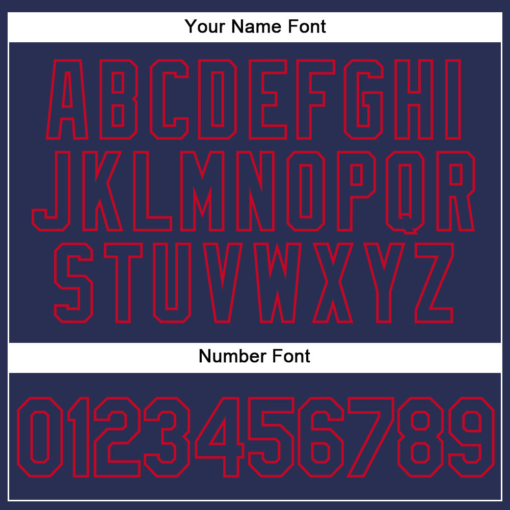 Custom White Navy-Red Authentic Split Fashion Basketball Jersey