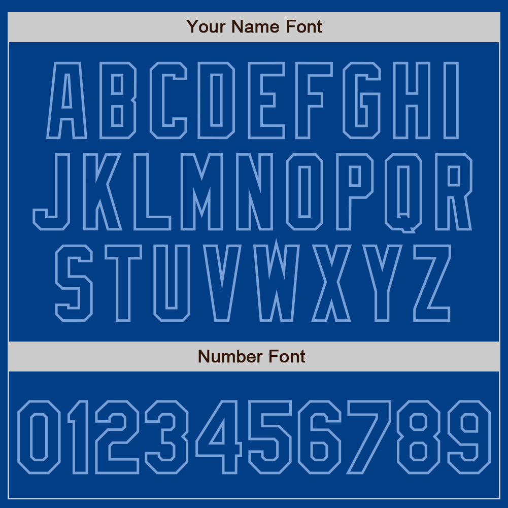 Custom White Royal-Light Blue Authentic Split Fashion Baseball Jersey