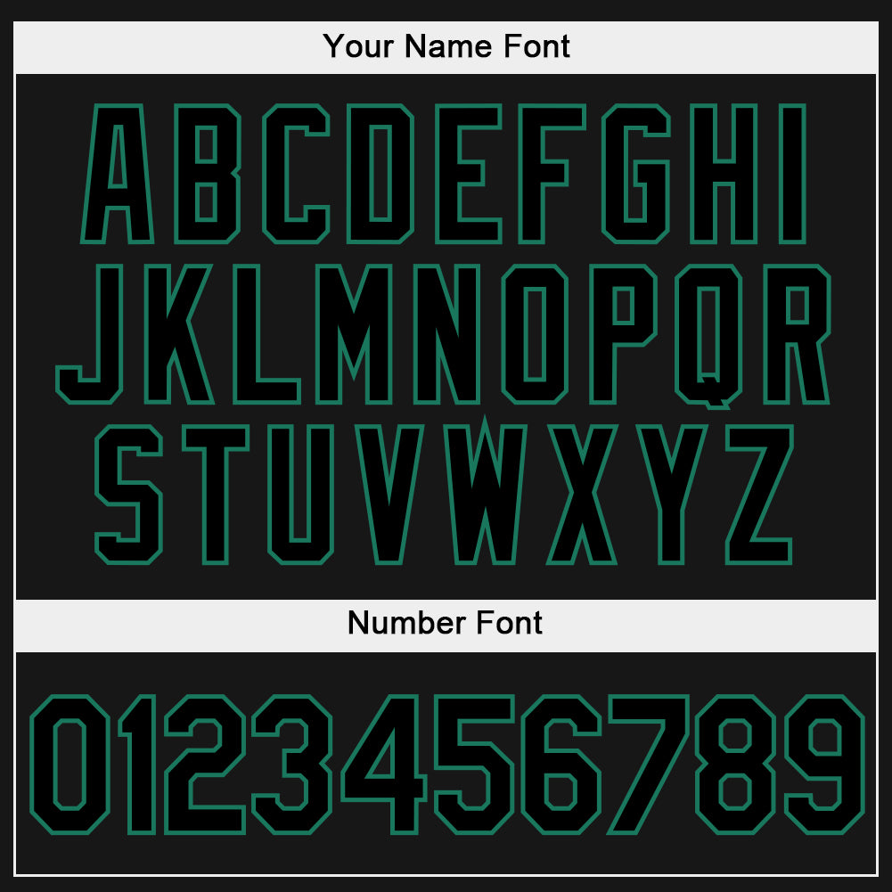 Custom Stitched White Black-Kelly Green Split Fashion Sports Pullover Sweatshirt Hoodie