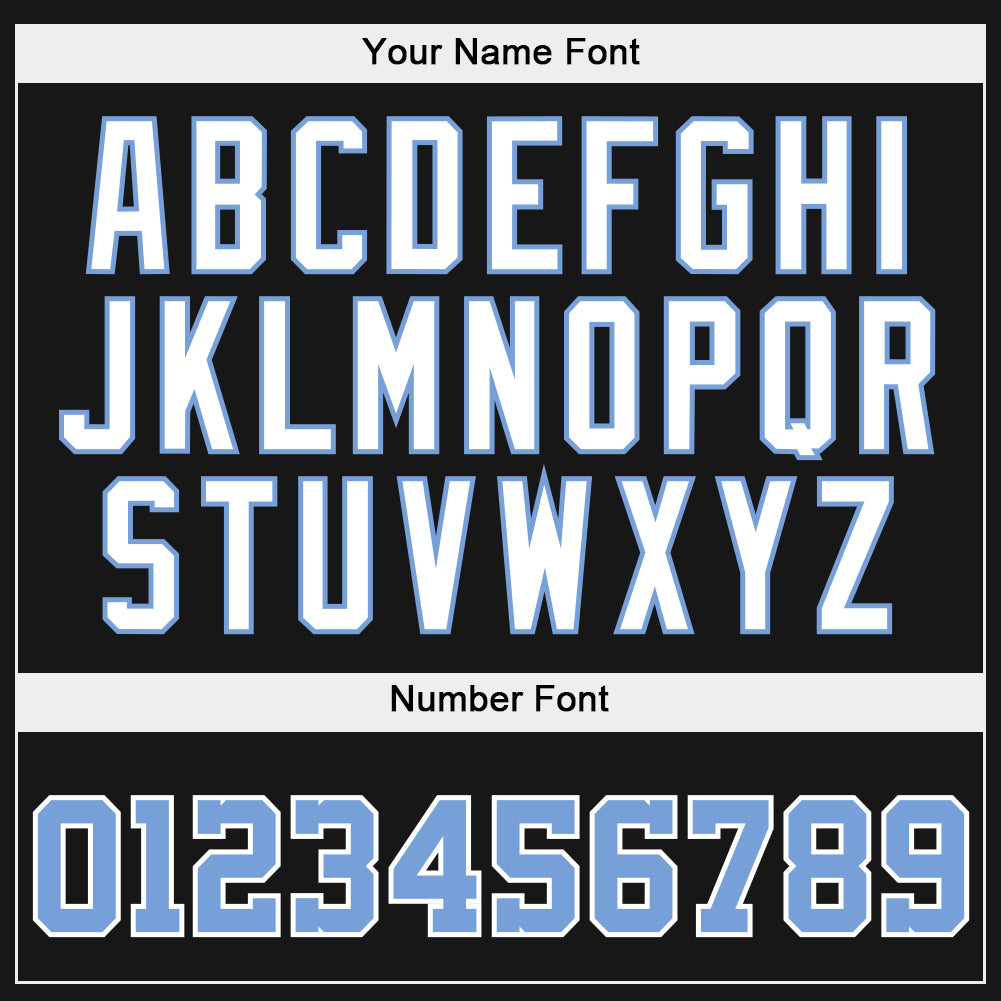 Custom Stitched Gray Light Blue-Black Split Fashion Sports Pullover Sweatshirt Hoodie