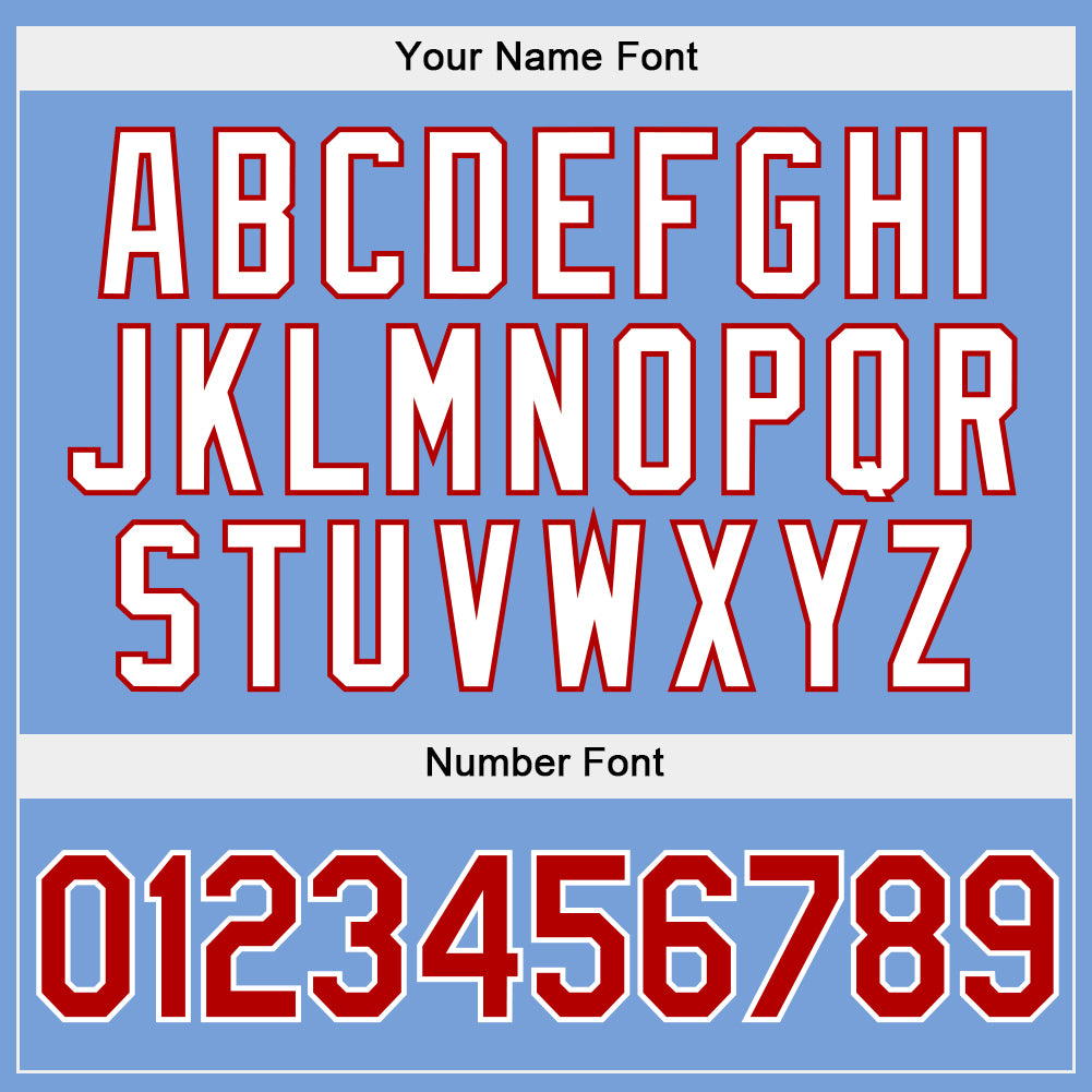 Custom Stitched Gold Red-Light Blue Split Fashion Sports Pullover Sweatshirt Hoodie