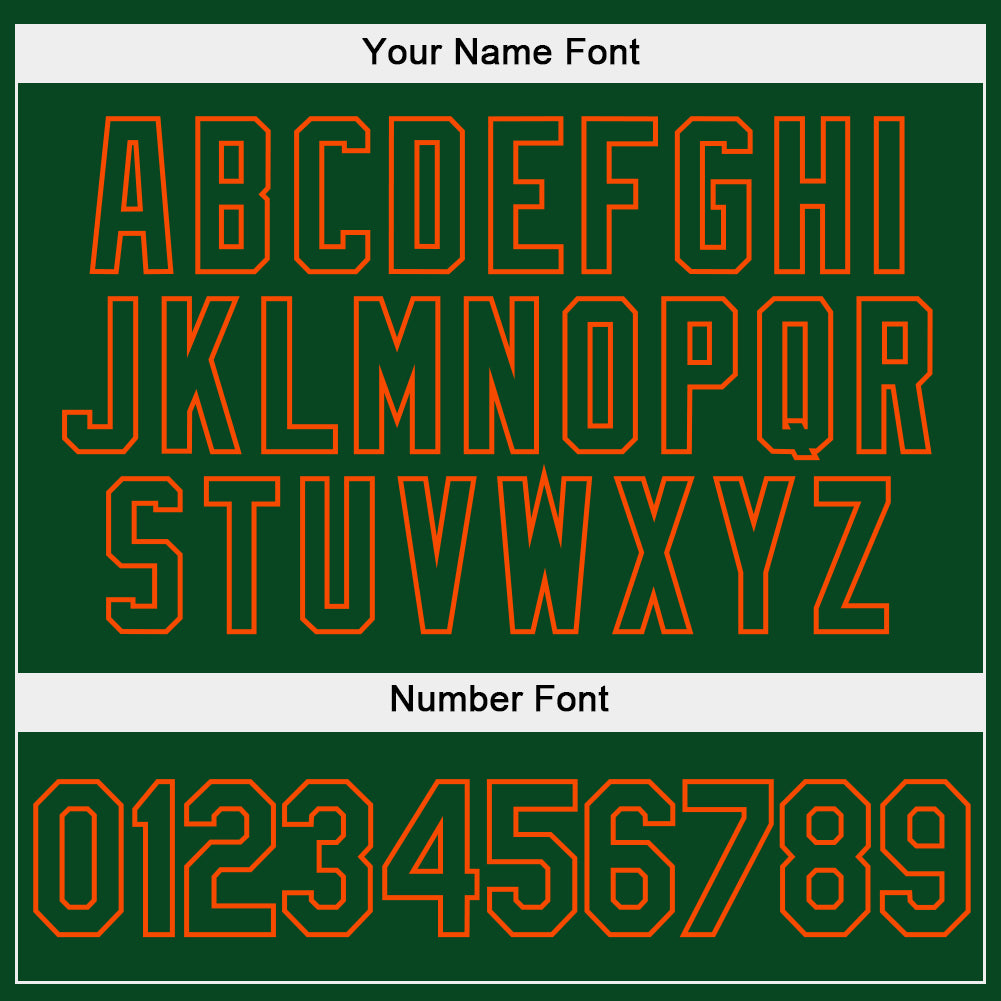 Custom Stitched White Green-Orange Split Fashion Sports Pullover Sweatshirt Hoodie