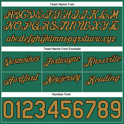 Custom White Old Gold-Kelly Green Authentic Throwback Split Fashion Basketball Shorts