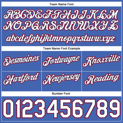 Custom Blue White-Red Authentic Throwback Split Fashion Basketball Shorts