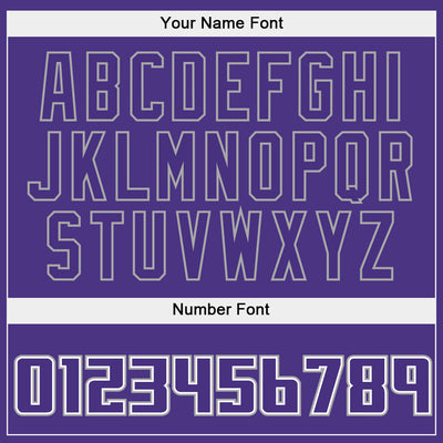 Custom Stitched White Purple-Gray Split Fashion Sports Pullover Sweatshirt Hoodie