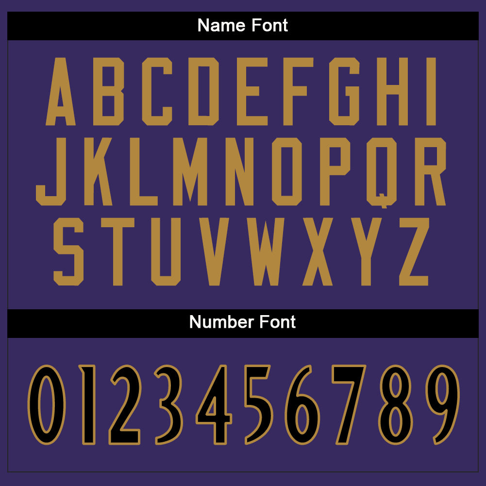 Custom Purple Black-White Split Fashion Football Jersey