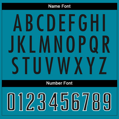 Custom Teal Black-White Split Fashion Football Jersey