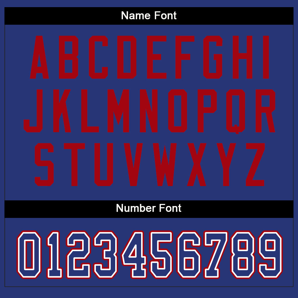 Custom White Royal-Scarlet Split Fashion Football Jersey