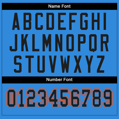 Custom Powder Blue Black-White Split Fashion Football Jersey