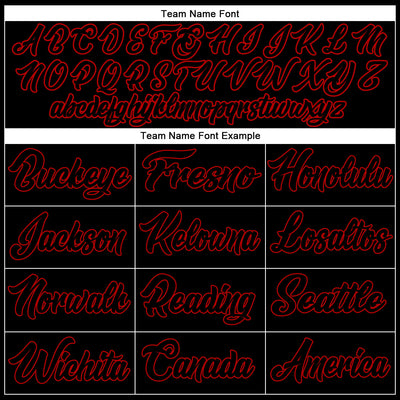 Custom White Black-Red Authentic Split Fashion Baseball Jersey