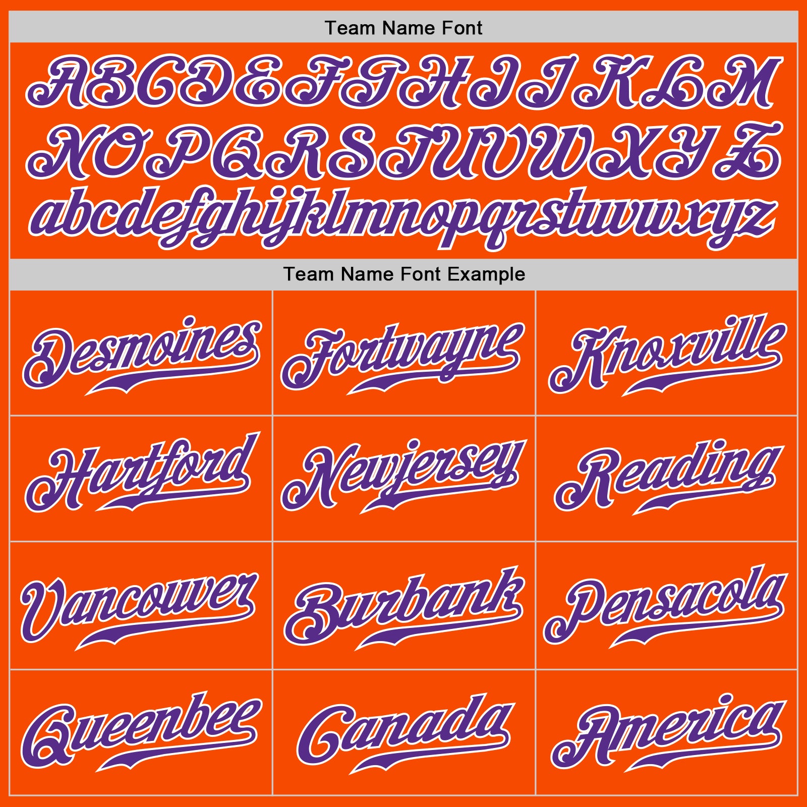 Custom Orange Purple-White Authentic Split Fashion Baseball Jersey