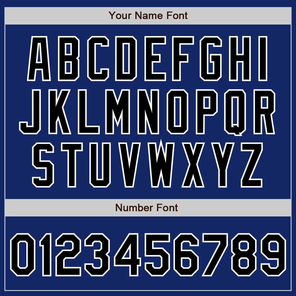 Custom Royal Black-Gray Authentic Split Fashion Baseball Jersey