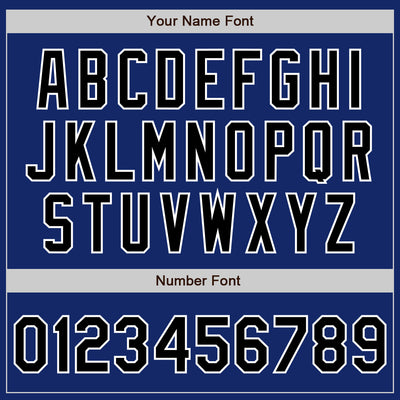 Custom Royal Black-Gray Authentic Split Fashion Baseball Jersey