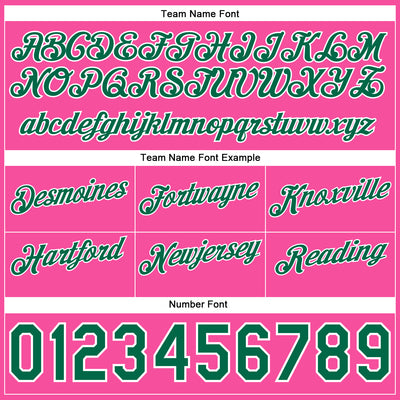 Custom Light Blue Kelly Green-Pink Authentic Throwback Split Fashion Basketball Shorts