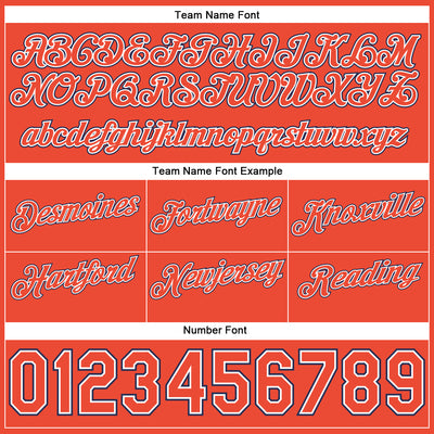 Custom White Orange-Navy Authentic Throwback Split Fashion Basketball Shorts