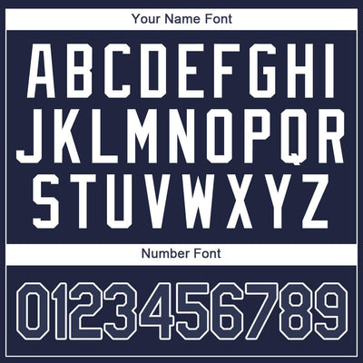 Custom Navy White-Powder Blue Baseball Jersey