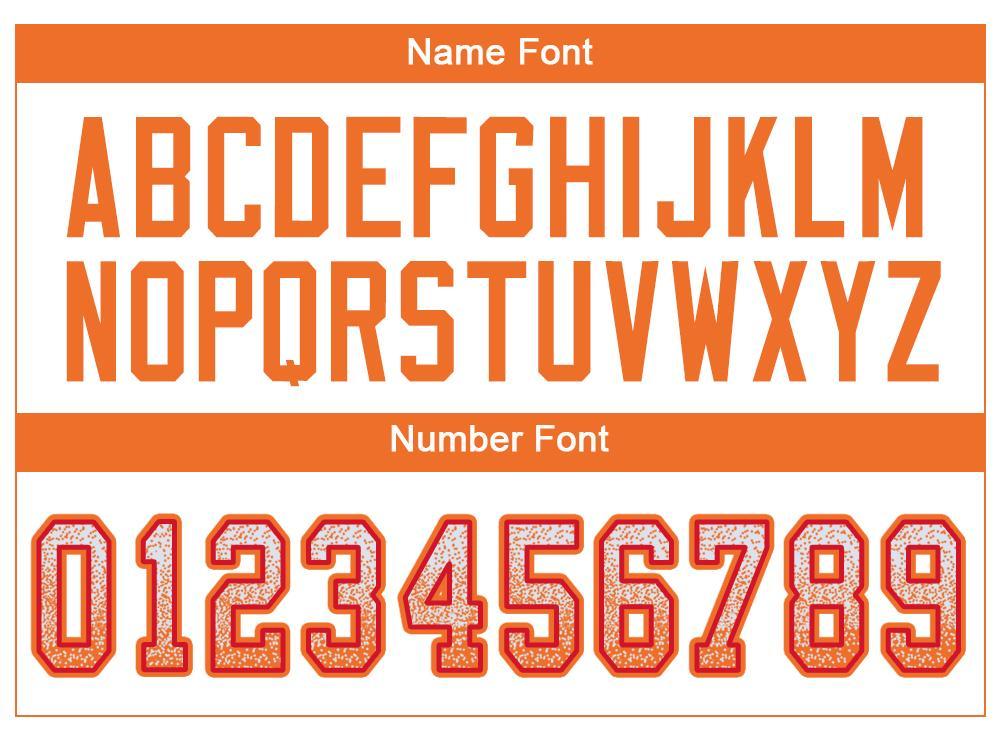 Custom White Orange-Red Drift Fashion Football Jersey