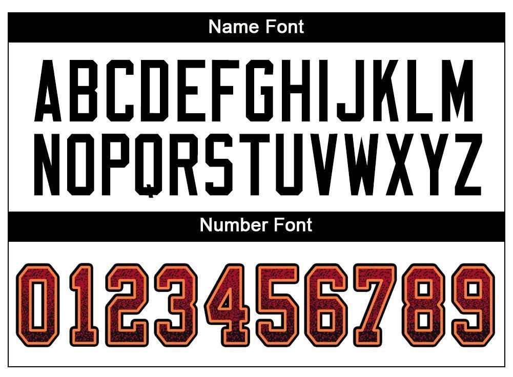 Custom Red Black-Orange Drift Fashion Football Jersey