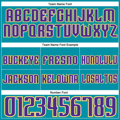 Custom Teal Purple-Gold Authentic Throwback Basketball Shorts