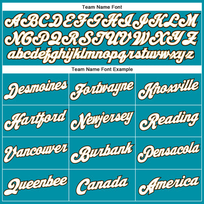 Custom Teal White Pinstripe White-Old Gold Authentic Basketball Jersey